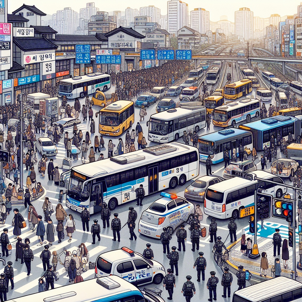 ▲버스파업 이미지 (김재학 기자·오픈AI 달리)