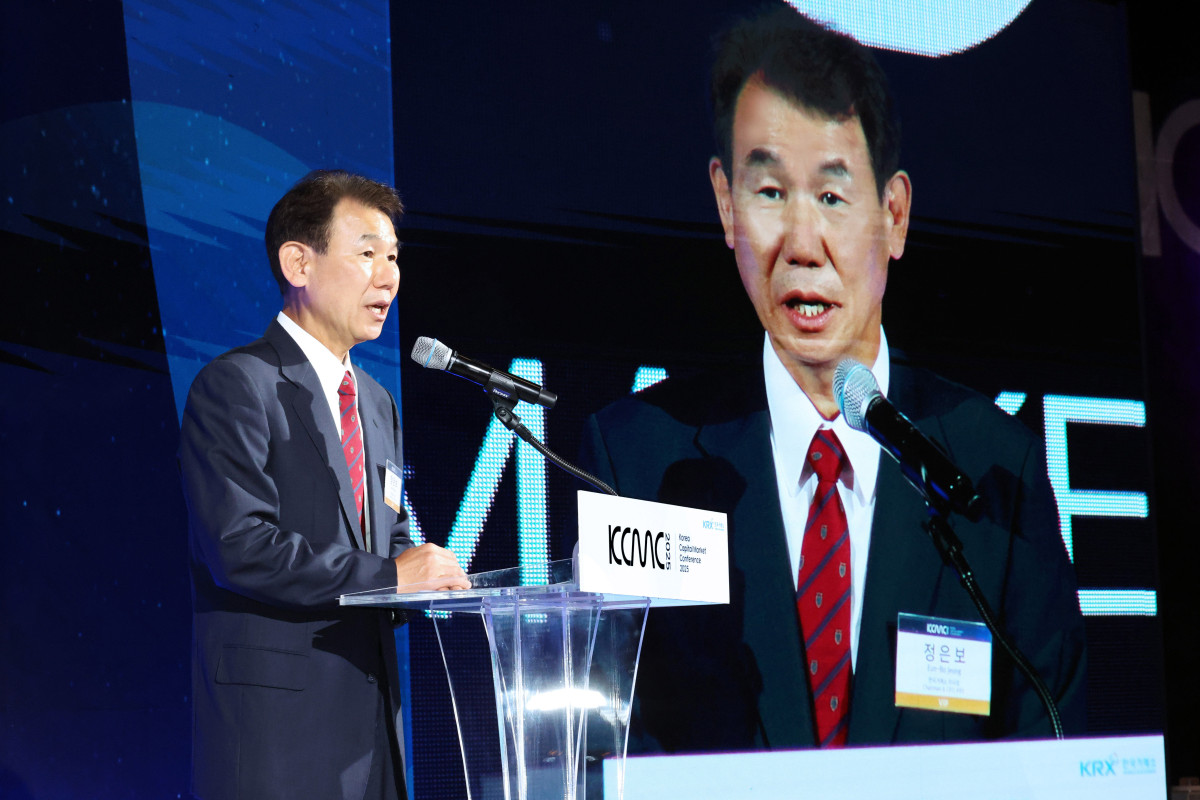 ▲정은보 한국거래소 이사장. (사진제공=한국거래소)