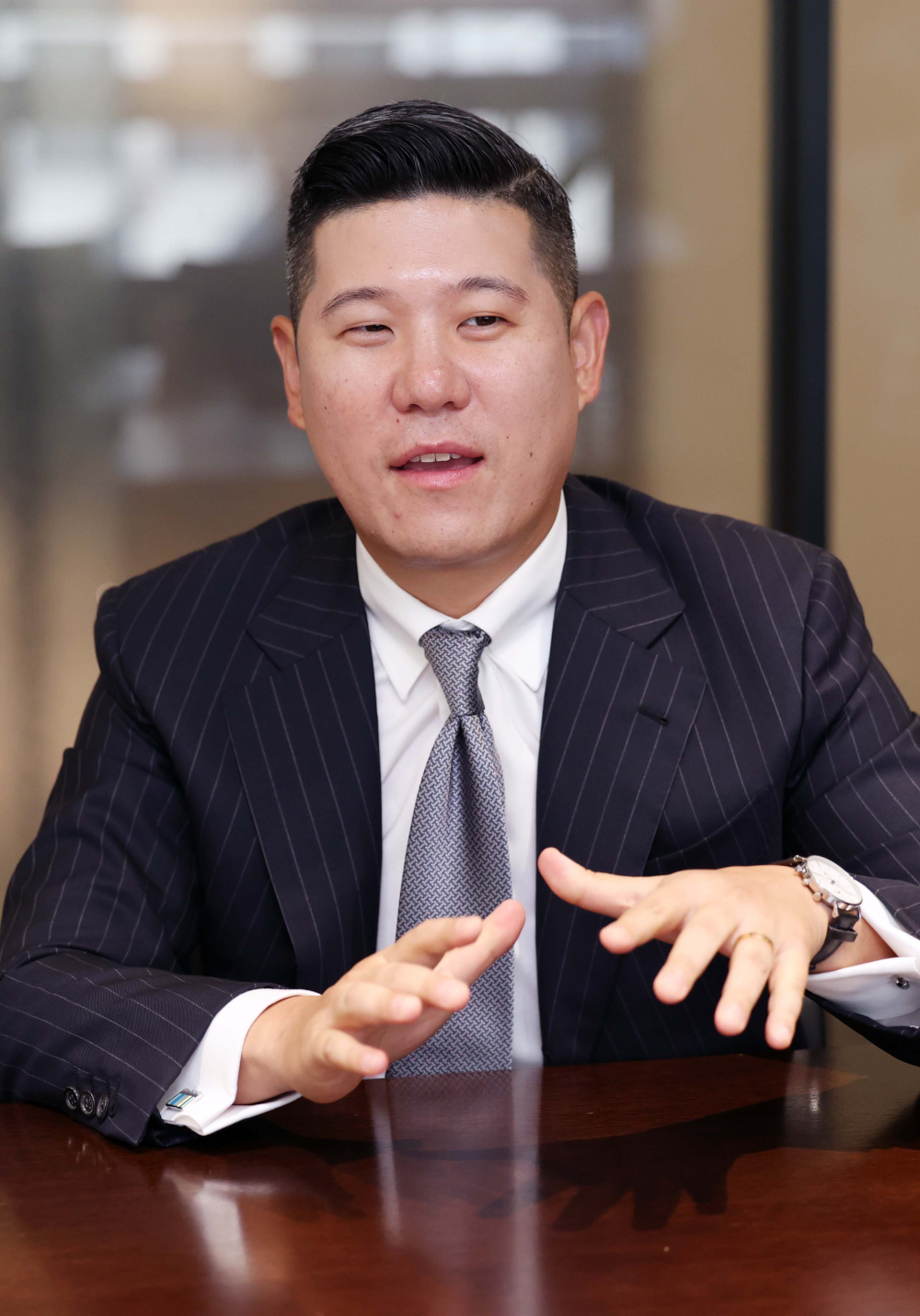 ▲장호영 JKL파트너스 상무가 10일 서울 강남구 JKL파트너스에서 이투데이와 인터뷰를 갖고 있다. 신태현 기자 holjjak@ (이투데이DB)