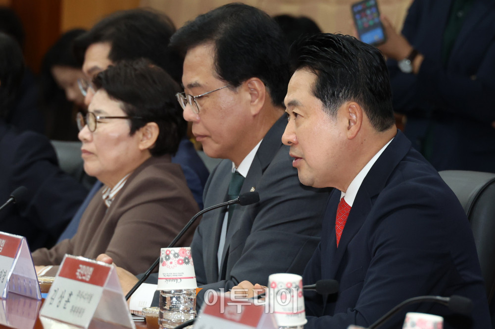 ▲장동혁 국민의힘 대표가 29일 서울 여의도 금융투자협회 대회의실에서 열린 국민의힘 자본시장 현장 방문 간담회에서 인사말을 하고 있다. 고이란 기자 photoeran@