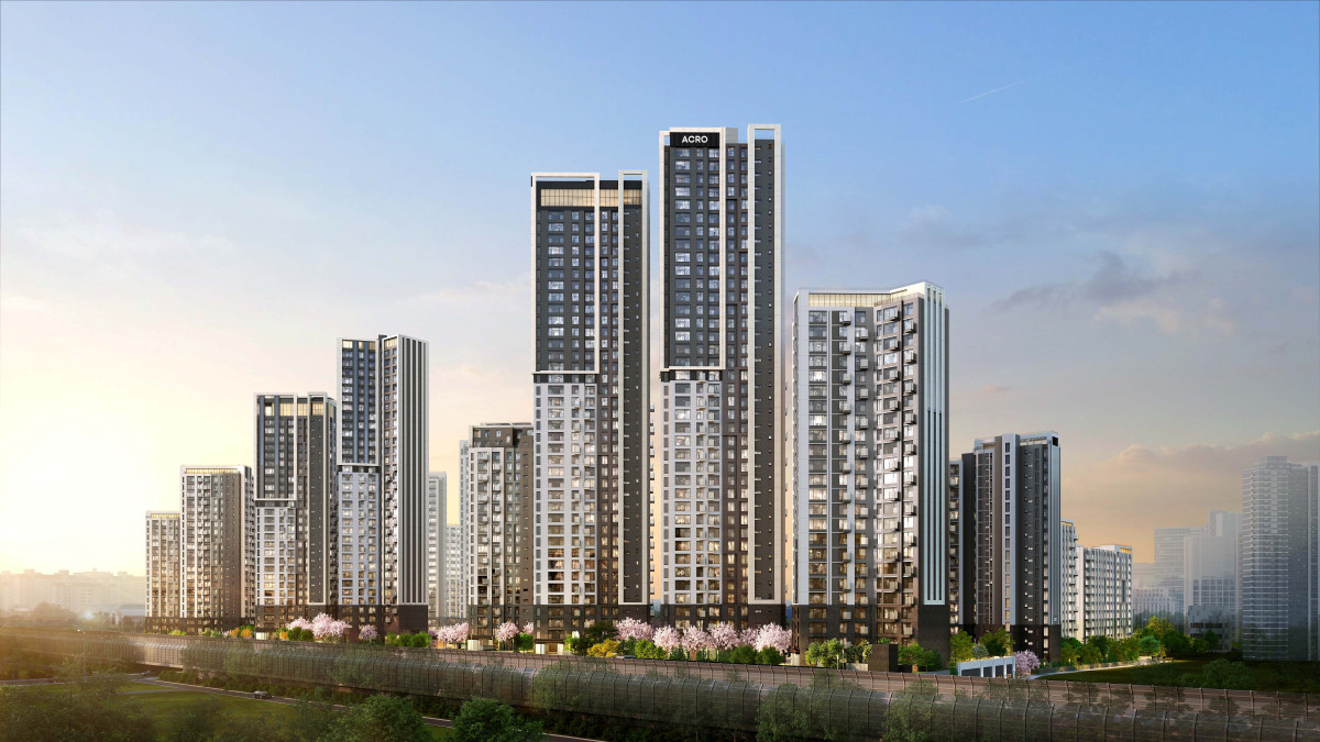 ▲‘아크로 드 서초’ 단지 투시도. (사진제공=DL이앤씨)