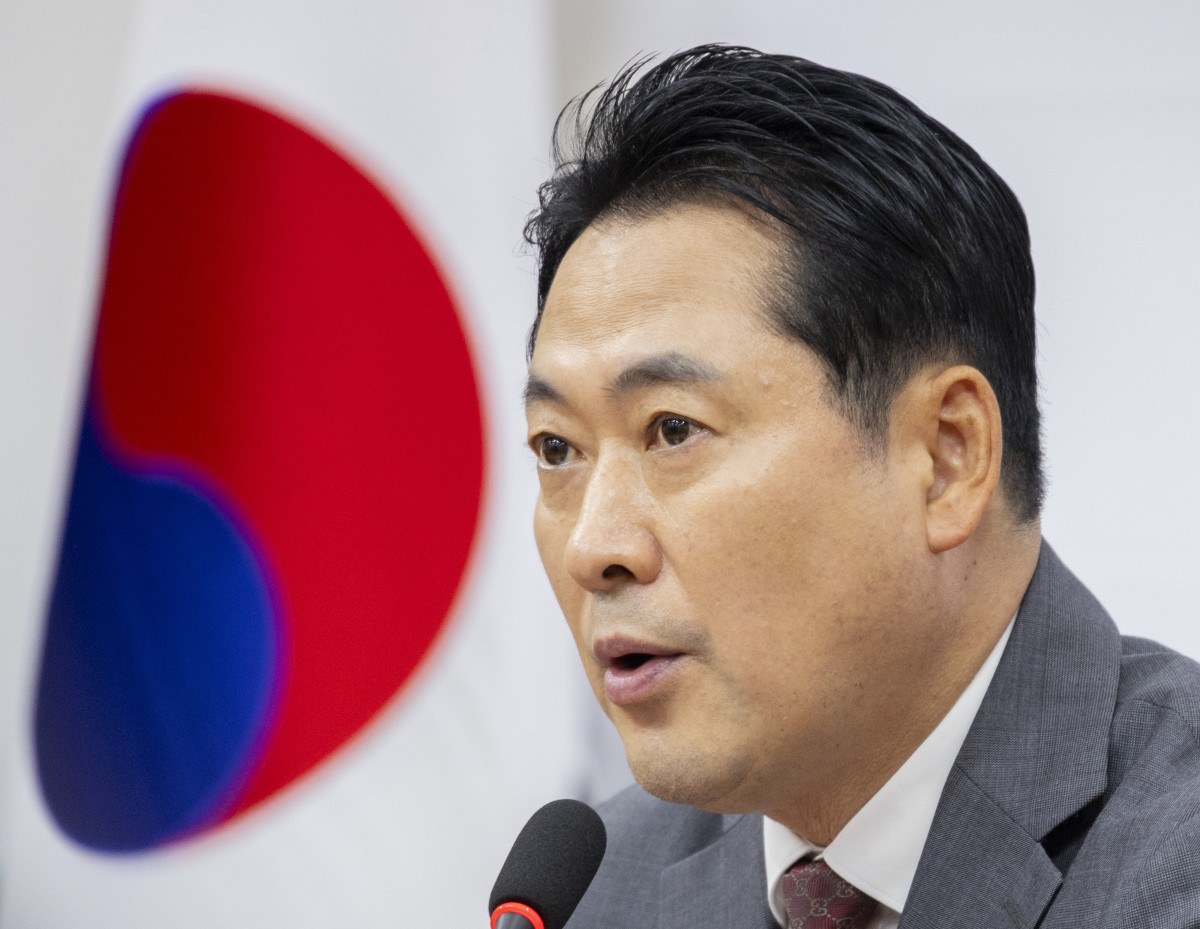 ▲국민의힘 장동혁 대표가 30일 국회에서 국가정보자원관리원 화재로 인한 소상공인 피해 대책 마련을 촉구하는 입장 발표를 하고 있다. 2025.9.30 (연합뉴스)