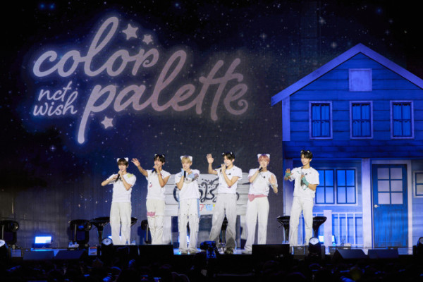 ▲NCT WISH 세 번째 미니앨범 'COLOR' 발매 기념 오프라인 이벤트(사진제공=SM엔터테인먼트)