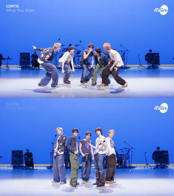 ▲코르티스 '잇츠 라이브' 출연(사진=유튜브 채널 '잇츠 라이브')