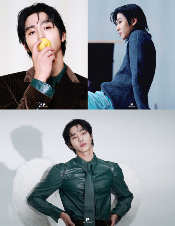 ▲안효섭 화보 비하인드 (사진 제공 = 더프레젠트컴퍼니)