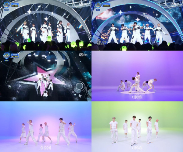 ▲NCT WISH 'COLOR' 퍼포먼스(사진=Mnet 방송화면, 유튜브 채널 '스튜디오 춤' 캡처)