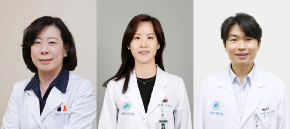 ▲서울아산병원 노년내과 이은주·백지연 교수, 장건영 전문의(좌측부터).(서울아산병원)