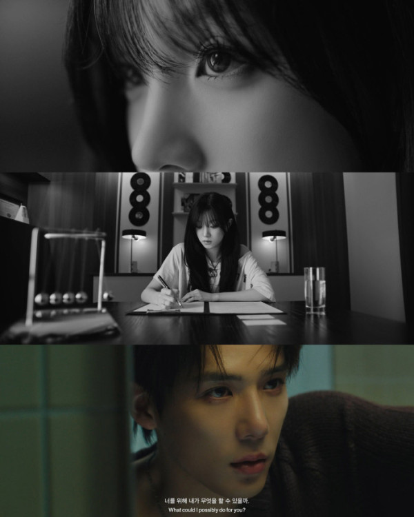 ▲아이들 우기 '아프다' 인트로 필름(사진제공 = 큐브 엔터테인먼트)