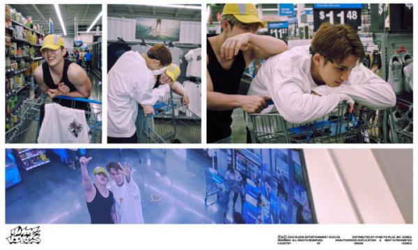 ▲세븐틴 에스쿱스X민규(사진제공=플레디스)