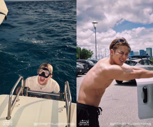 ▲세븐틴 에스쿱스X민규(사진제공=플레디스)