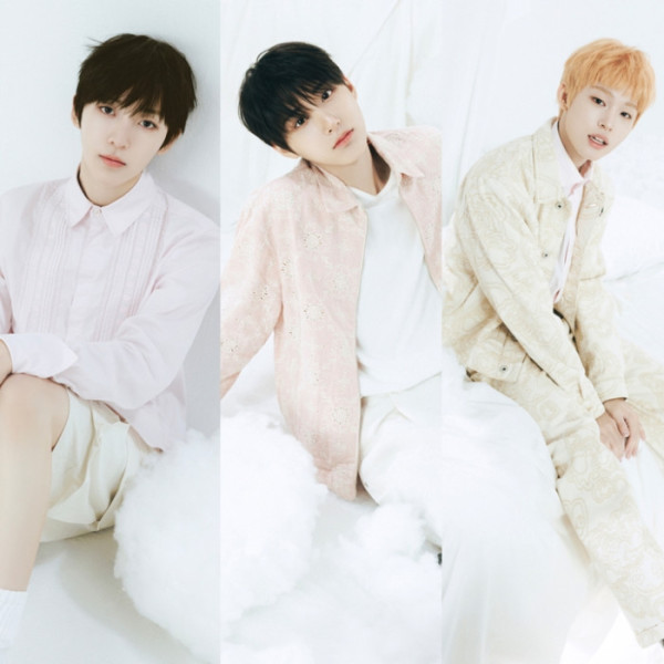 ▲킥플립 동현(왼쪽부터), 주왕, 케이주(사진제공=JYP엔터테인먼트)