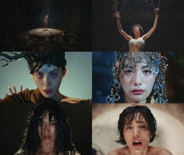 ▲나나(NANA) The 1st Album 'Seventh Heaven 16' 타이틀곡 'GOD' 뮤직비디오 티저 영상(사진제공=써브라임)