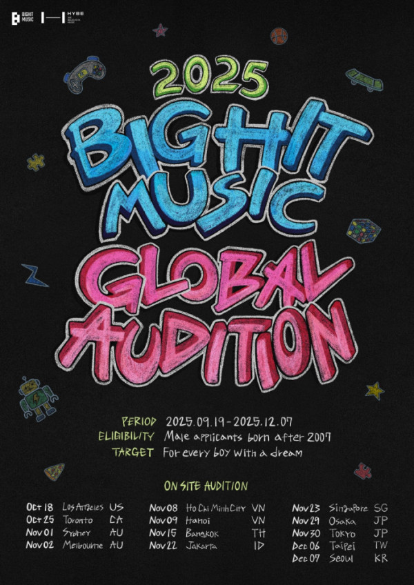 ▲‘2025 BIGHIT MUSIC GLOBAL AUDITION’(사진제공=빅히트뮤직)