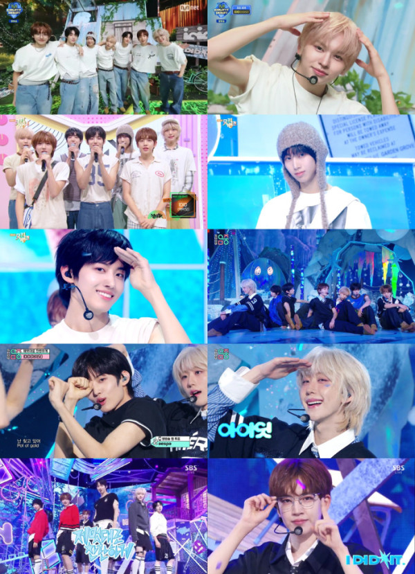 ▲아이딧(IDID) 음악 방송 출연 이미지(사진제공=각 방송사 )