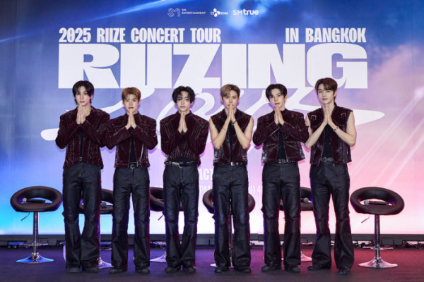 ▲라이즈 월드투어 방콕 공연(사진제공=SM엔터테인먼트)