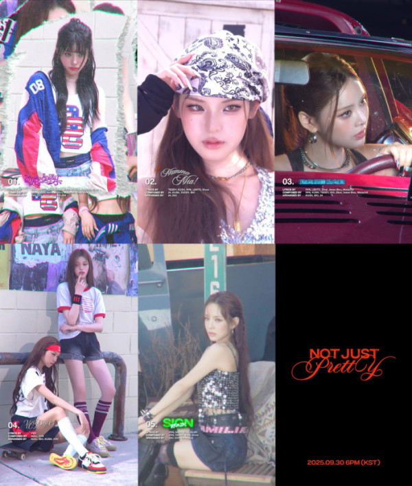 ▲이즈나 미니 2집 ‘Not Just Pretty’ 전곡 하이라이트 메들리 영상 캡처 (사진 = 웨이크원 제공)