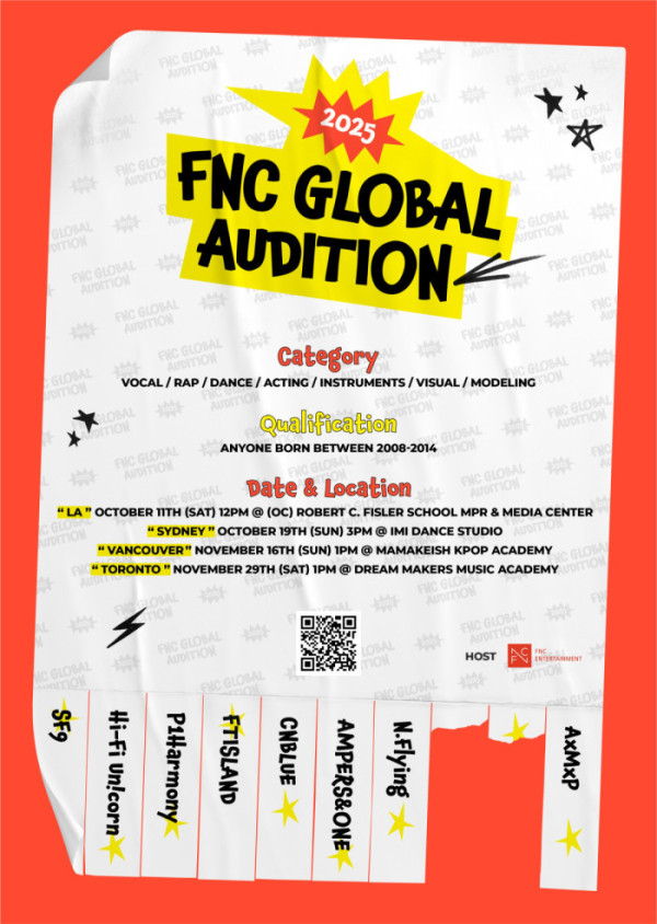▲‘2025 FNC 글로벌 오디션’ (사진=FNC엔터테인먼트)
