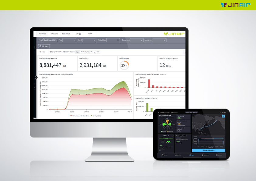 ▲진에어가 연료 관리 시스템을 새롭게 도입하고 탄소 배출 저감에 나선다. (사진=진에어)