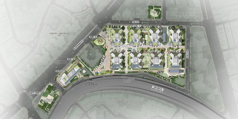 ▲신월곡1 도시정비형 재개발사업 배치도 (서울시)