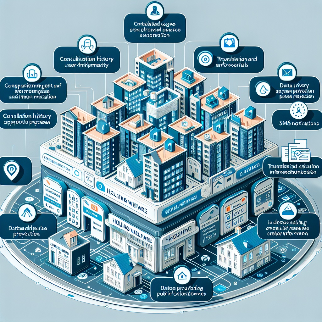 ▲포괄적 인 주택 복지 상담 시스템 이미지 ( 김재학 기자·오픈AI 달리)