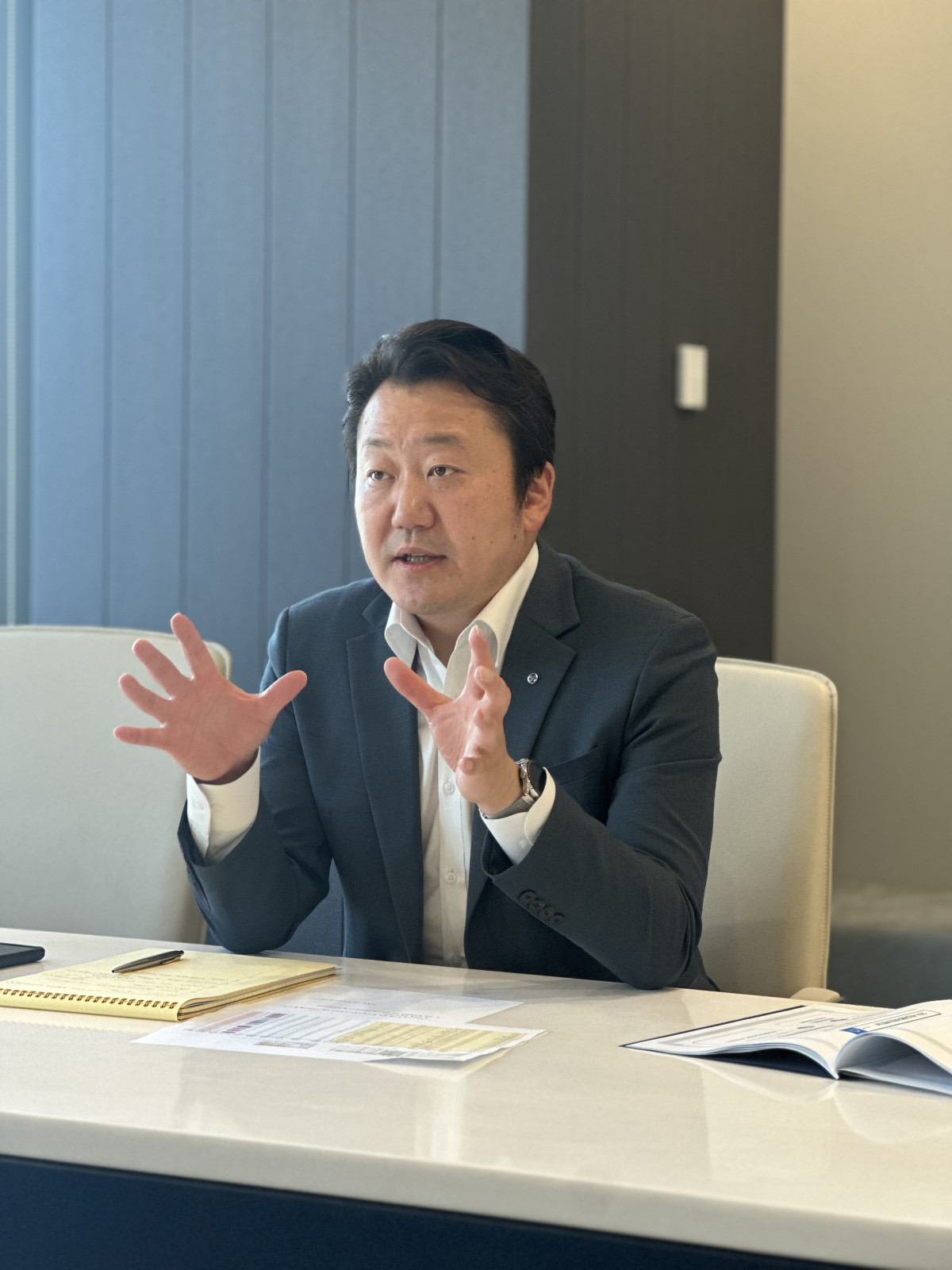 ▲신한자산운용 ETF사업총괄이 최근 서울 여의도 신한자산운용 본사에서 본지와 인터뷰하고 있다. (사진=신한자산운용)