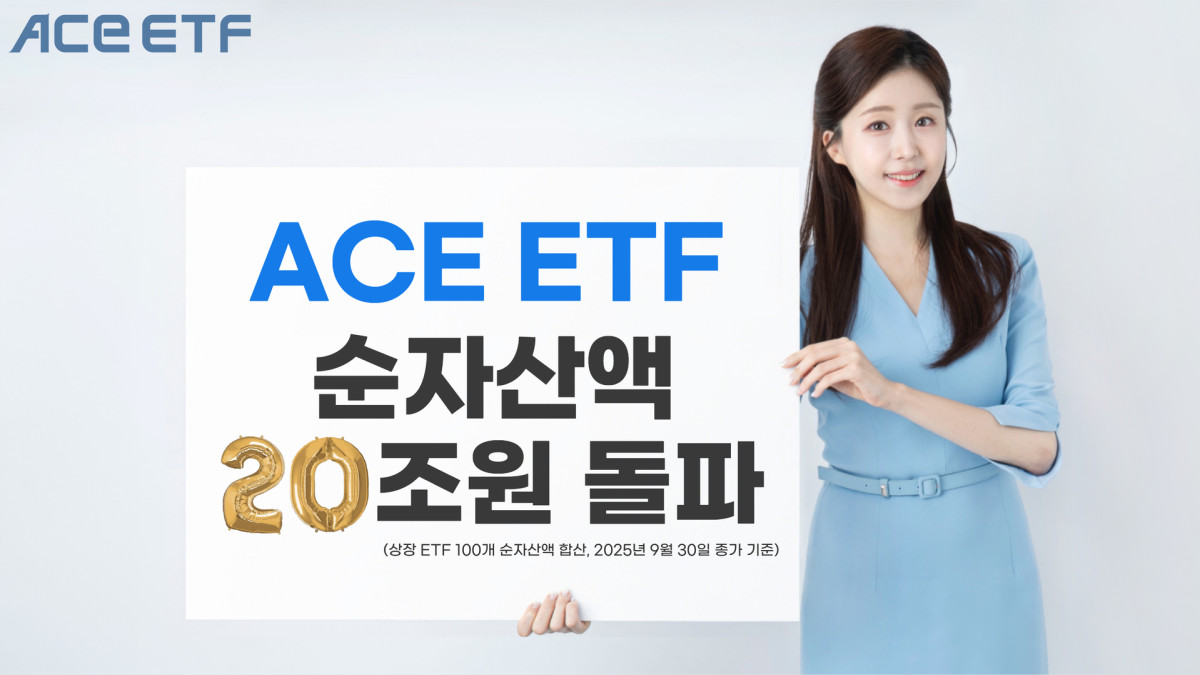 한국투자신탁운용 ACE ETF 순자산액 20조 돌파