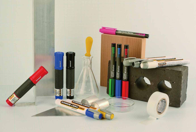 ▲모나미의 다양한 산업 마카 제품 (사진제공=모나미)