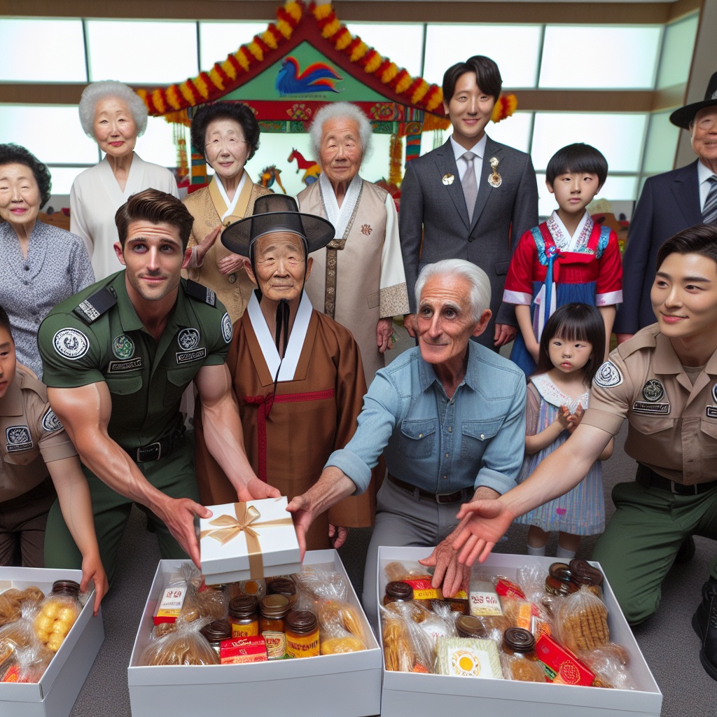 ▲추석에 지역 사회 마음이 전해지는 따뜻한 이미지 ( 김재학 기자·오픈AI 달리)