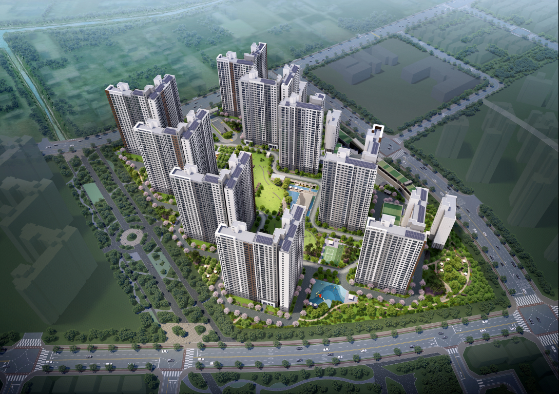 이달 중 김포 '풍무역푸르지오더마크' 분양...1524가구 대단지 조성 ...