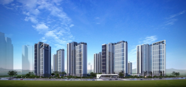 ▲김포풍무 호반써밋 투시도. (사진제공=호반건설)