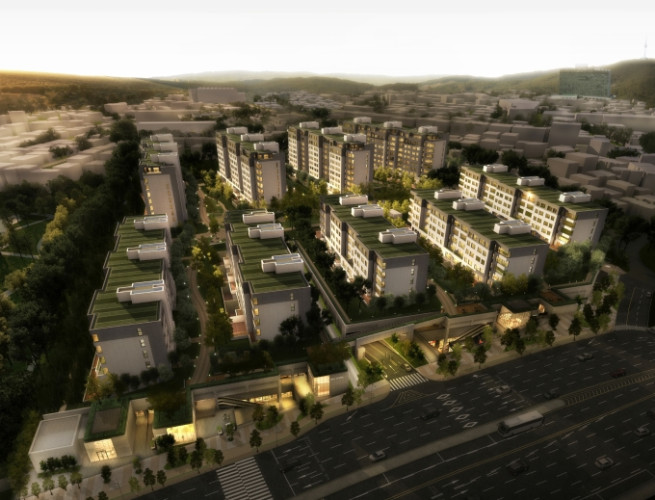 ▲'나인원한남' 조감도. (사진제공=디에스한남)