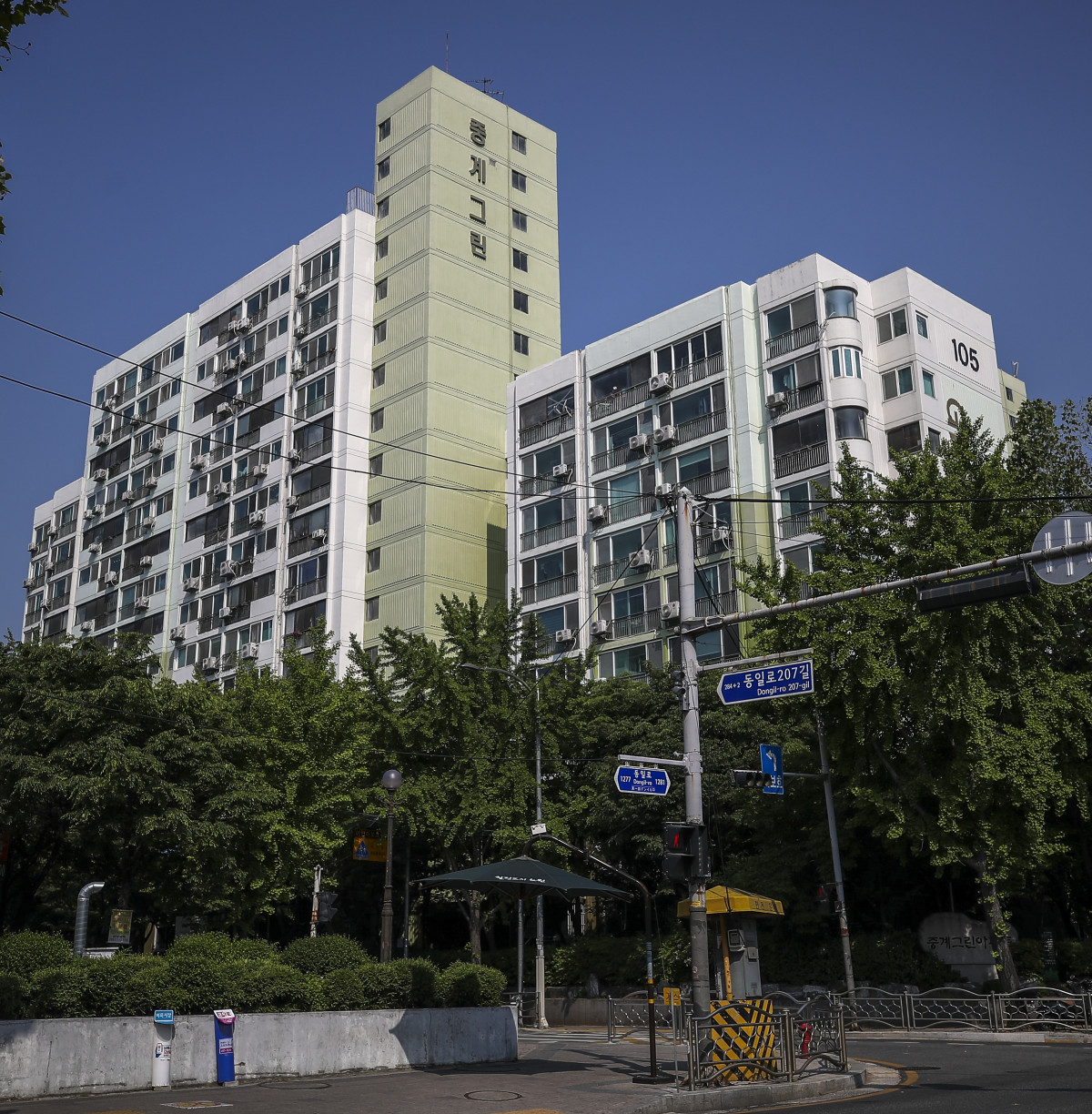 ▲노원구 중계동 '중계그린' 아파트 단지 모습. (뉴시스)