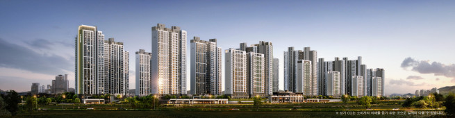 ▲'운정 아이파크 시티' 투시도. (사진제공=HDC현대산업개발)