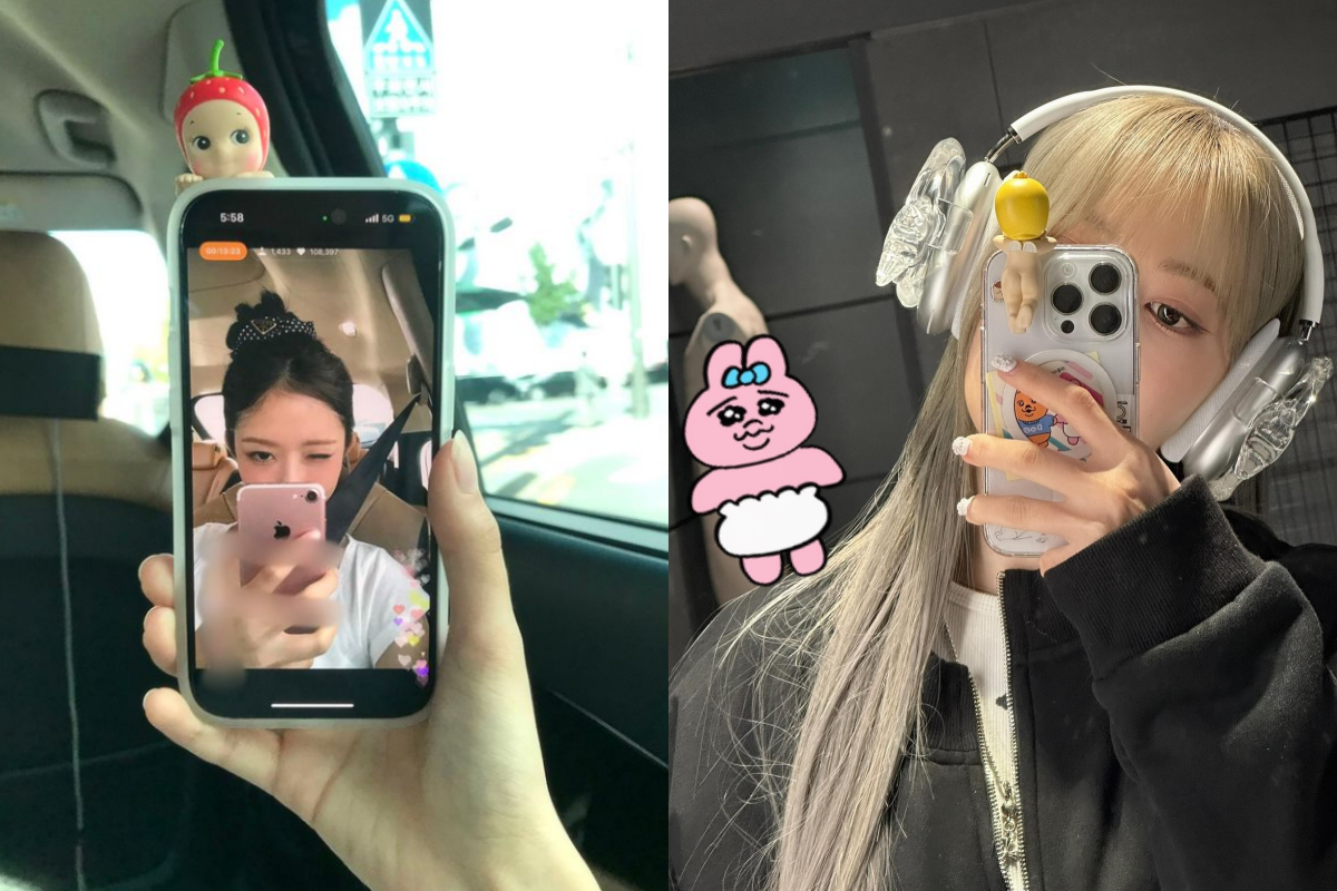 ▲아이브 레이(왼쪽), 르세라핌 사쿠라. (출처=아이브, 사쿠라 인스타그램 캡처)