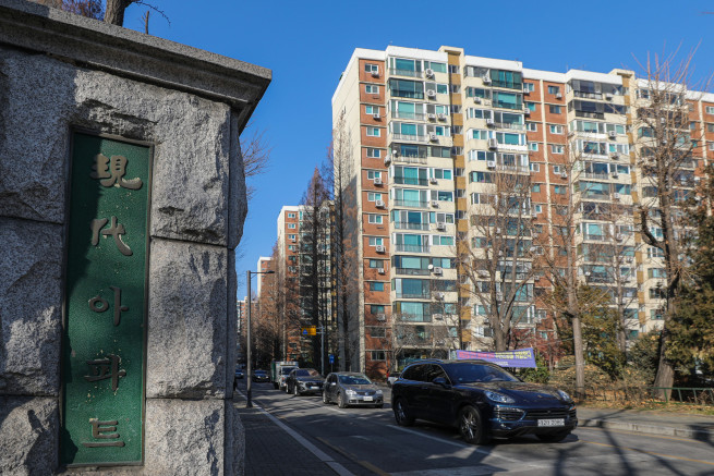 ▲서울 강남구 압구정 현대 아파트 모습. (뉴시스)