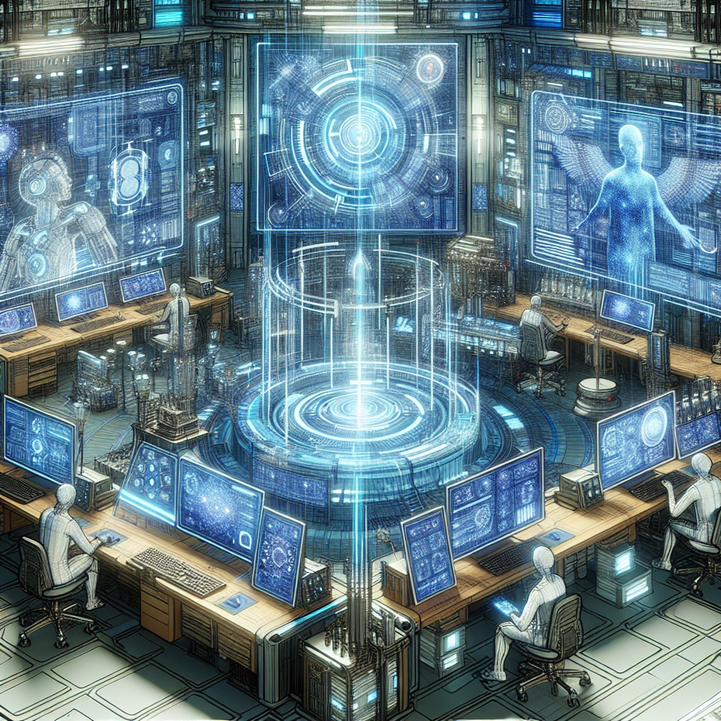 ▲ 인공지능(AI) 성능을 평가하는 테스트 도구인 ‘벤치 마크’를 형상화한 모습. (사진 출처 = 오픈 AI ‘달리’)