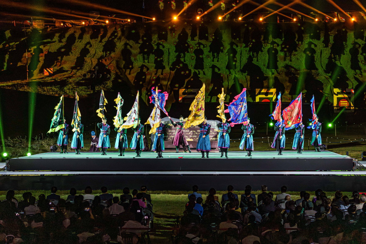 ▲연무대에서 열린 주제공연 ‘수원판타지-야조’ (수원특례시)