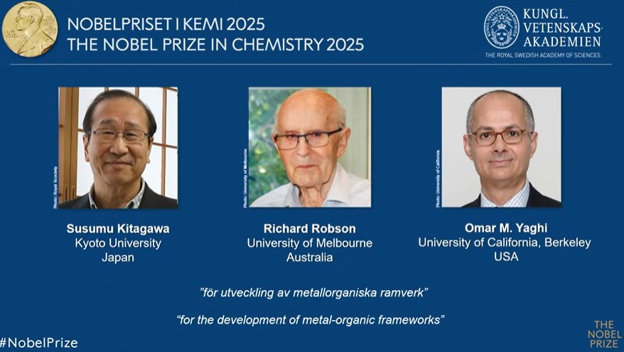 ▲노벨화학상 수상자 (노벨위원회)