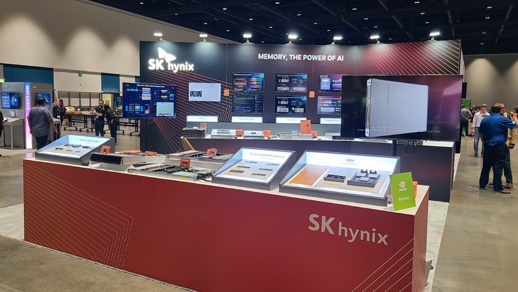 ▲SK하이닉스 'OCP 글로벌 서밋 2024' 부스 전경 (자료제공=SK하이닉스)
