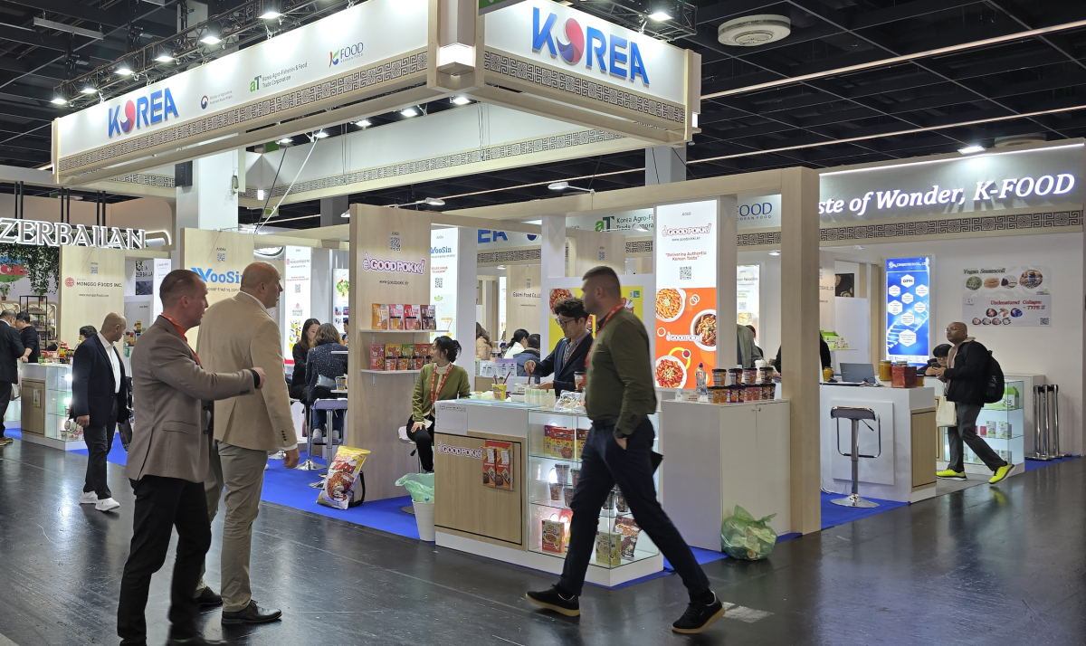 ▲아누가 2025 '한국관' 내 중소기업 부스 전경 (사진=배근미 기자 athena3507@)