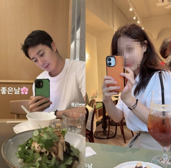 ▲배우 정일우가 올렸다가 삭제한 사진. (출처=정일우SNS)