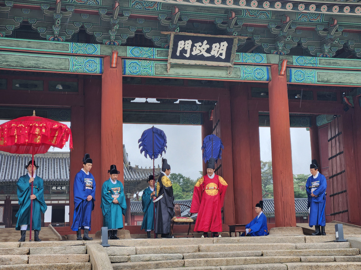 ▲궁중문화축전의 창경궁 시간여행 프로그램 '임문휼민의'(윤나래 기자)