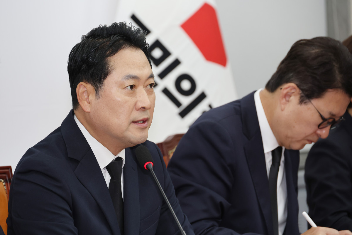 ▲국민의힘 장동혁 대표가 13일 서울 여의도 국회에서 열린 최고위원회의에서 발언하고 있다. 2025.10.13 (연합뉴스)