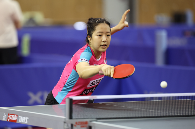 ▲신유빈. (사진제공= 대한탁구협회)