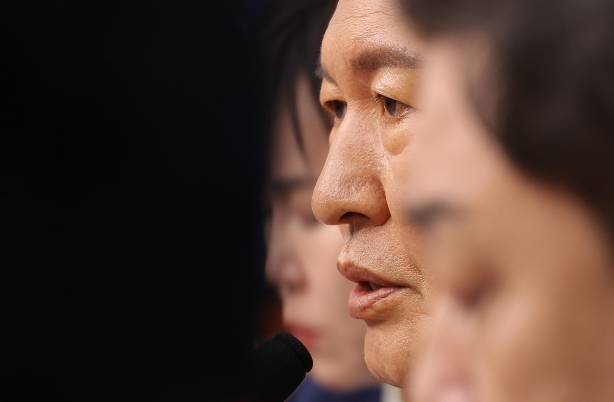 ▲정청래 더불어민주당 대표가 13일 국회에서 열린 최고위원회의에서 발언하고 있다. (연합뉴스)