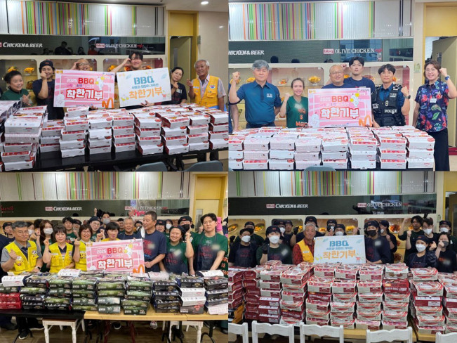 ▲제너시스BBQ 그룹의 치킨대학은 지난달 한 달 동안 지역사회의 어려운 이웃들에게 따뜻한 한 끼를 전하기 위해 착한기부를 통해 치킨 1000마리를 기부했다. (사진제공=제너시스BBQ 그룹)