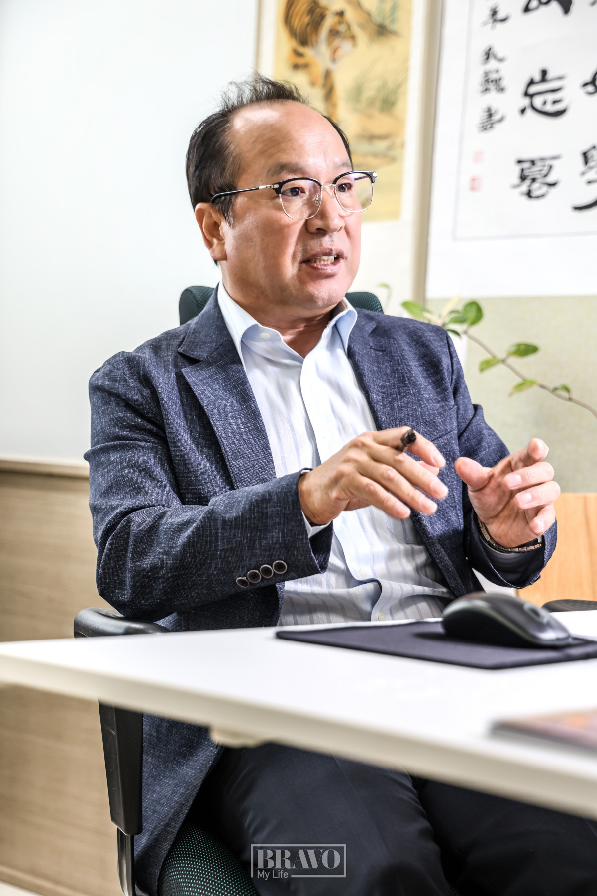 ▲송민호 한국디지털포용협회 회장(주민욱 프리랜서)