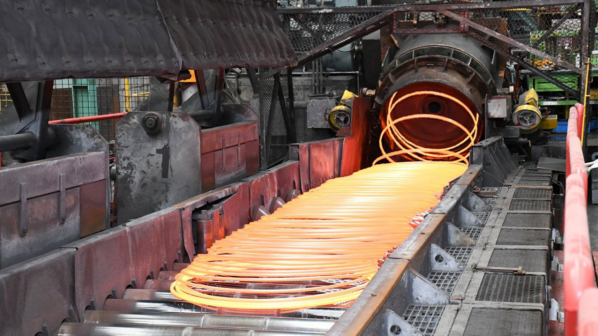 ▲제철소 선재공장. (포스코)