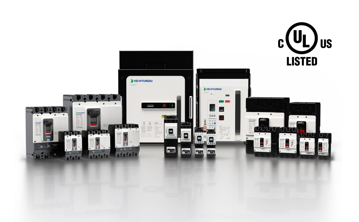 ▲HD현대일렉트릭이 UL·cUL 인증을 획득한 중저압차단기 4종 (HD현대일렉트릭.)
