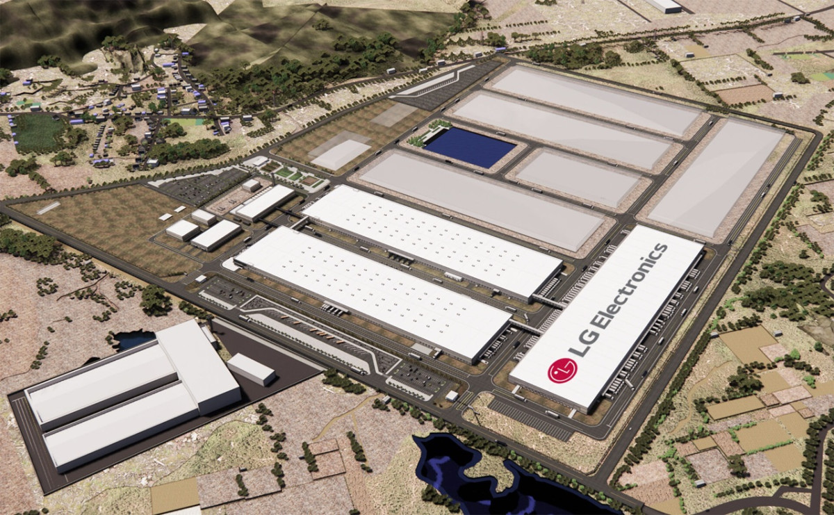 ▲인도 스리시티 가전공장 (자료제공=LG전자)